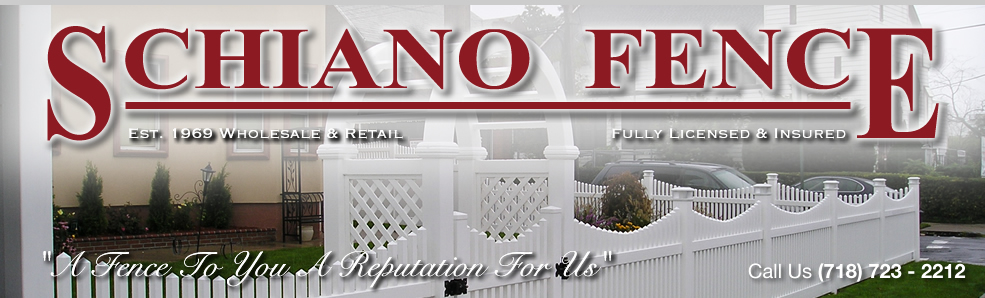 Schiano PVC Fence  New York City